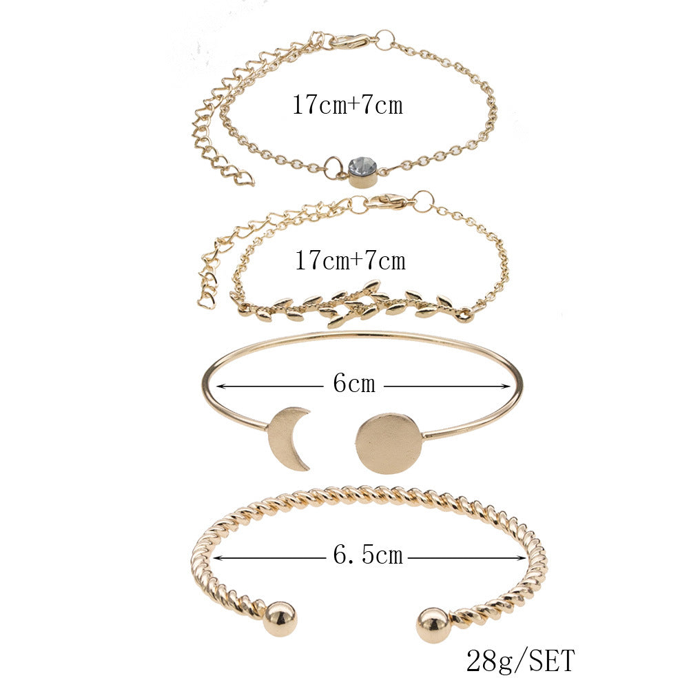 Eyes On You Bracelet Set - 4 Pack