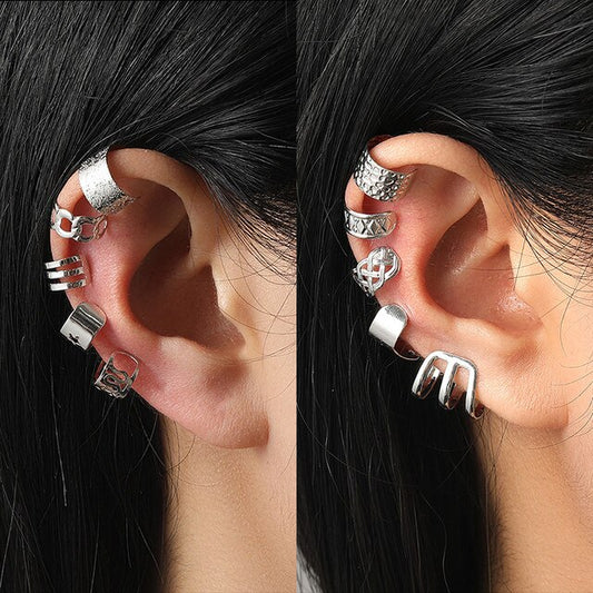 10 Pieces Ear Cuff Set