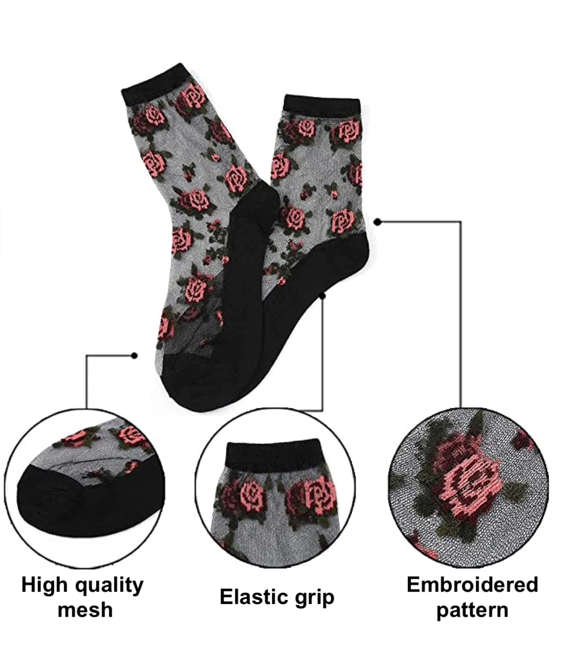 Beauty Blossoms Socks