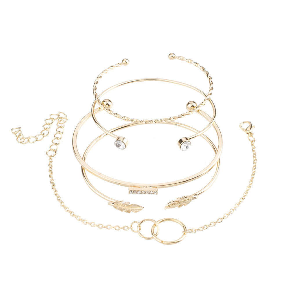 Gold Crush Bracelet Set - 5 Pack