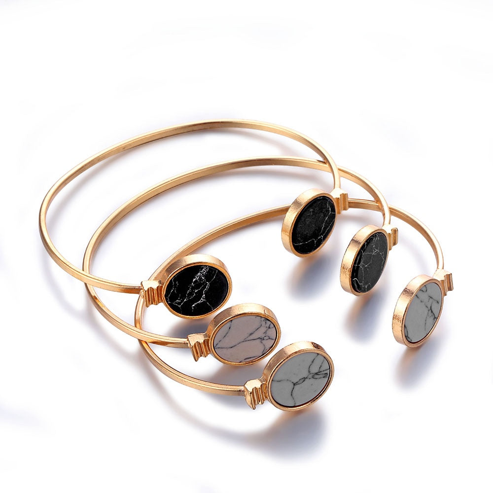 Round Marble Bracelet