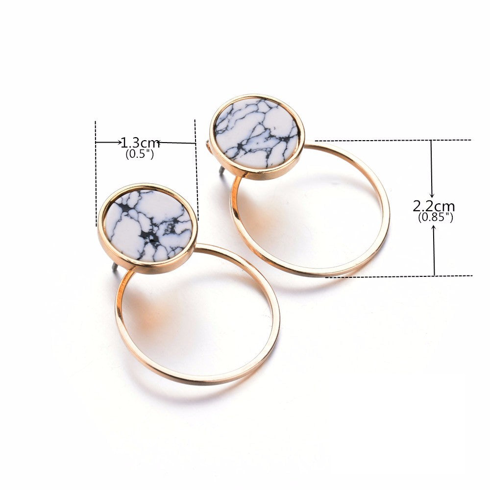 Round Marble Ear Jacket