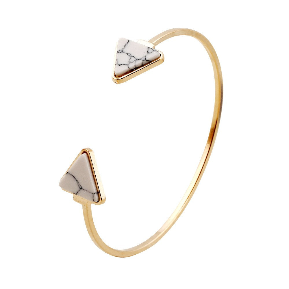 Triangular Marble Bracelet