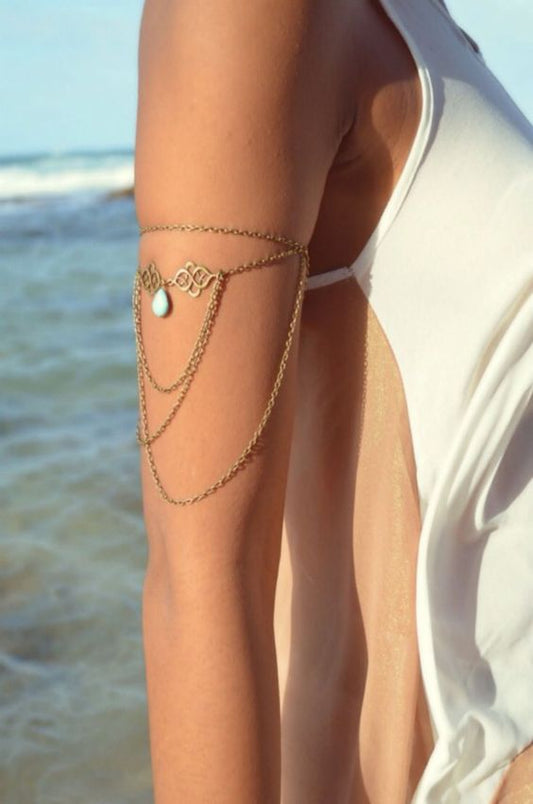 Upper Arm Bracelet - Gold