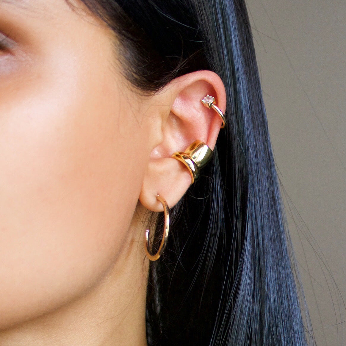 Hoop and hotsell stud earring set