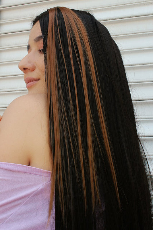 CARAMEL BROWN STREAKS