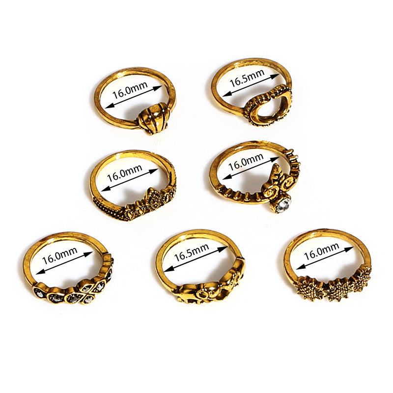 Assorted Ring Set - 7 Pack