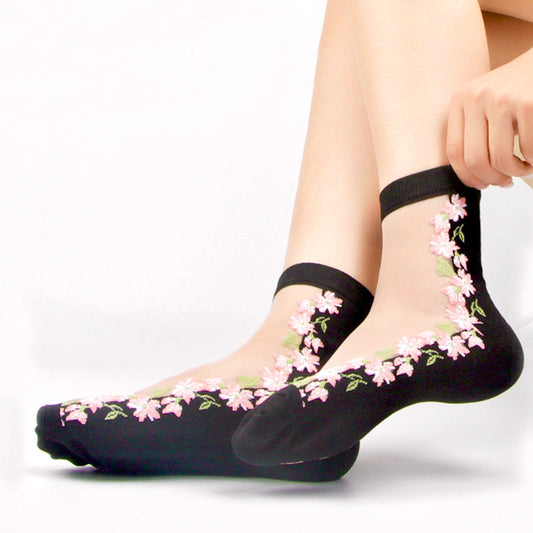 Floral Creeper Socks