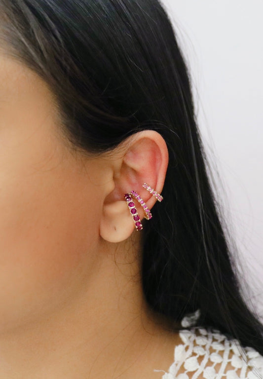 Magenta Cuff Set