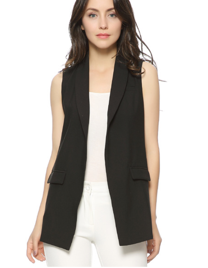 WAISTCOAT (BLACK/WHITE)