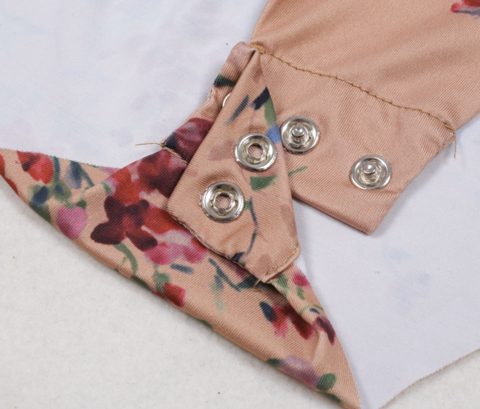 BODYSUIT WITH CROSSOVER NECKLINE AND BOW