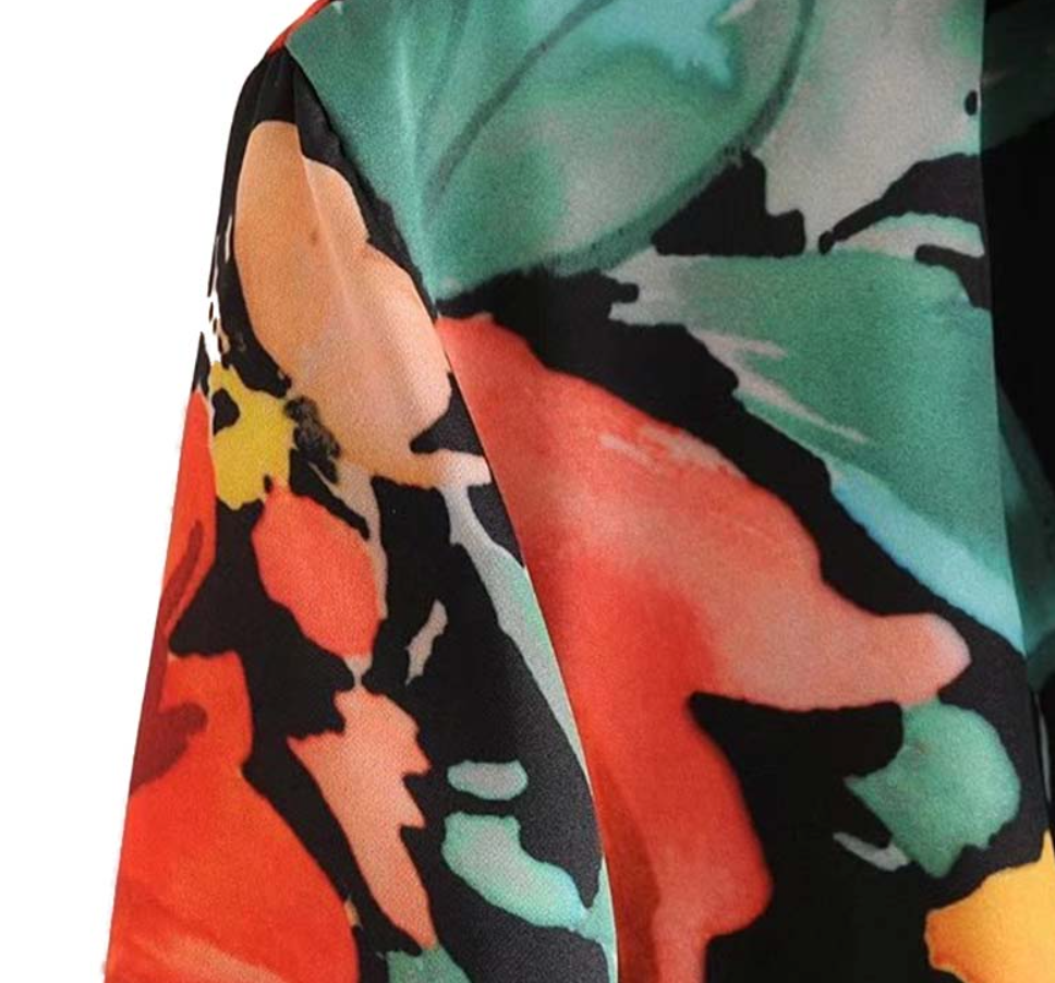 FLORAL PRINT BODYSUIT