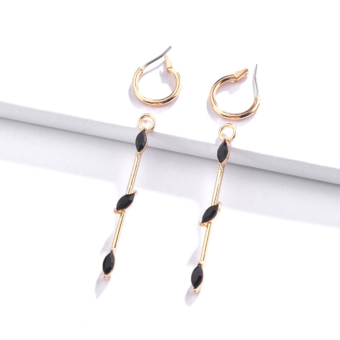 Bottega Earrings | 18k Gold Plated Water Drop Earrings – RosyWine