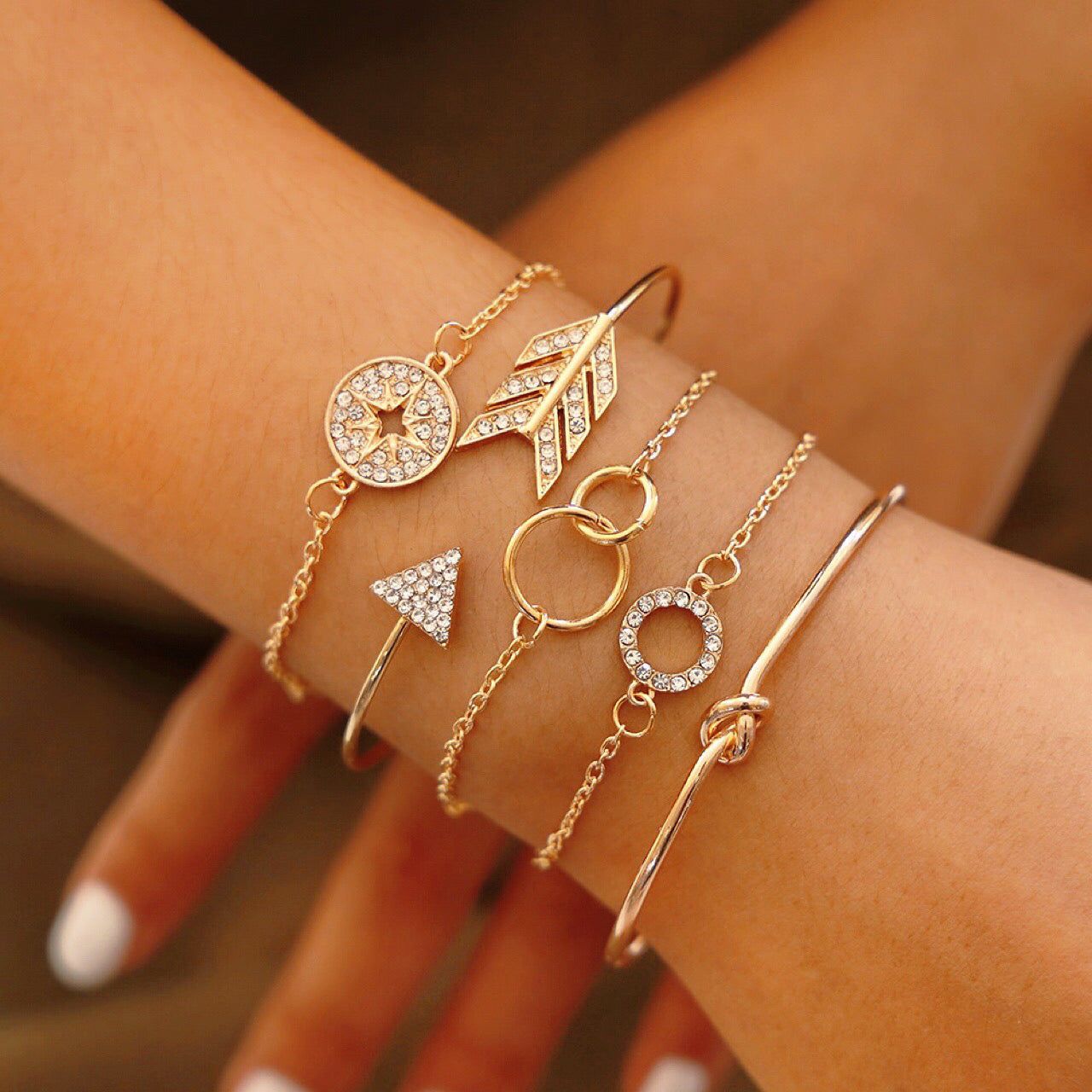 Star Sparkle Station Bracelet