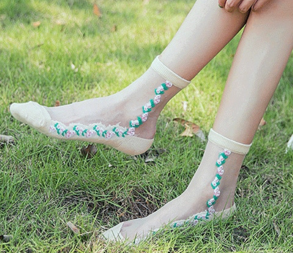 English Garden Socks
